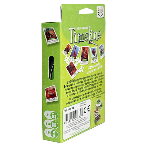 Timeline Inventos Eco- Juego de Mesa - Español 