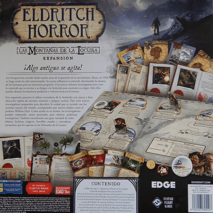 Eldritch Horror: Las Montañas de la Locura - Expansión - Español  3