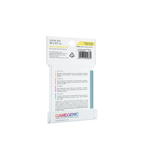 Game Genic - Protectores Prime - Mini American (44 x 67 mm)