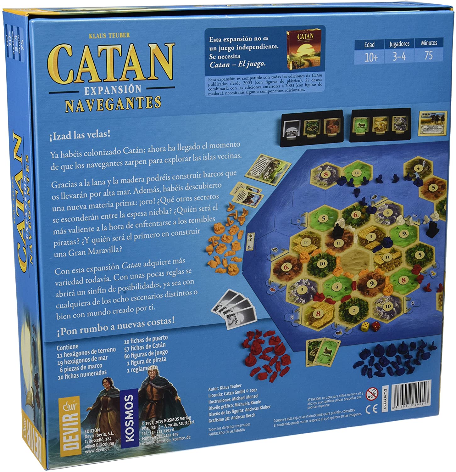 Catan - Expansión Navegantes - Español