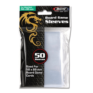 Board Game Sleeves (BCW) - Protectores 58x89 mm
