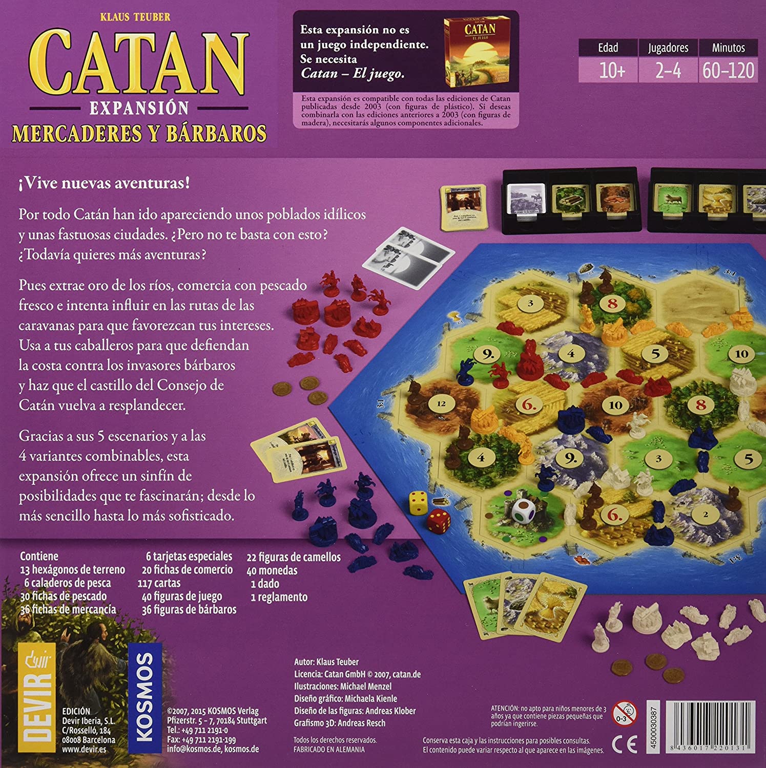 Catan - Expansión Mercaderes y Barbaros - Español