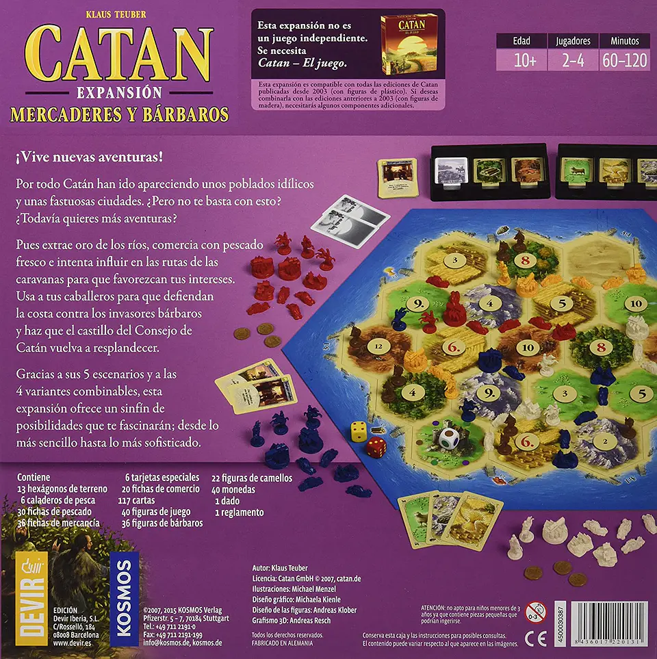 Catan - Expansión Mercaderes y Barbaros - Español 2