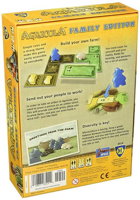 Agricola - Family Edition - Ingles