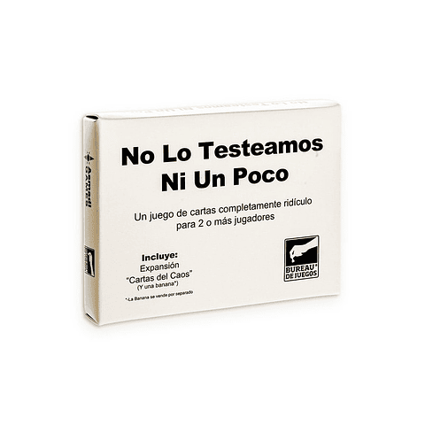 No Lo Testeamos Ni Un Poco - Español
