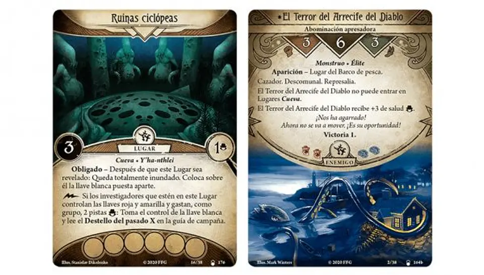 Arkham Horror LCG - Arrecife del Diablo / La Conspiración de Innsmouth - Español 3