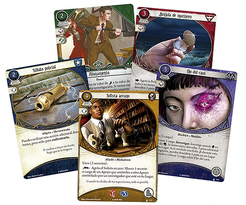 Arkham Horror LCG - Hasta el cuello / La Conspiración de Innsmouth - Español