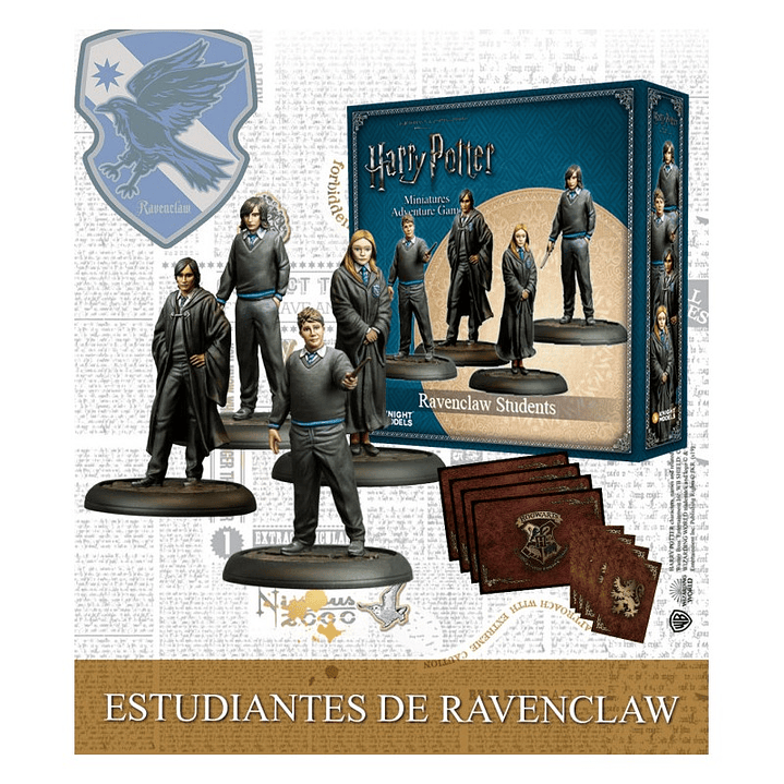 Preventa - Harry Potter Miniatures Adventure Game - ESTUDIANTES RAVENCLAW - Español 1