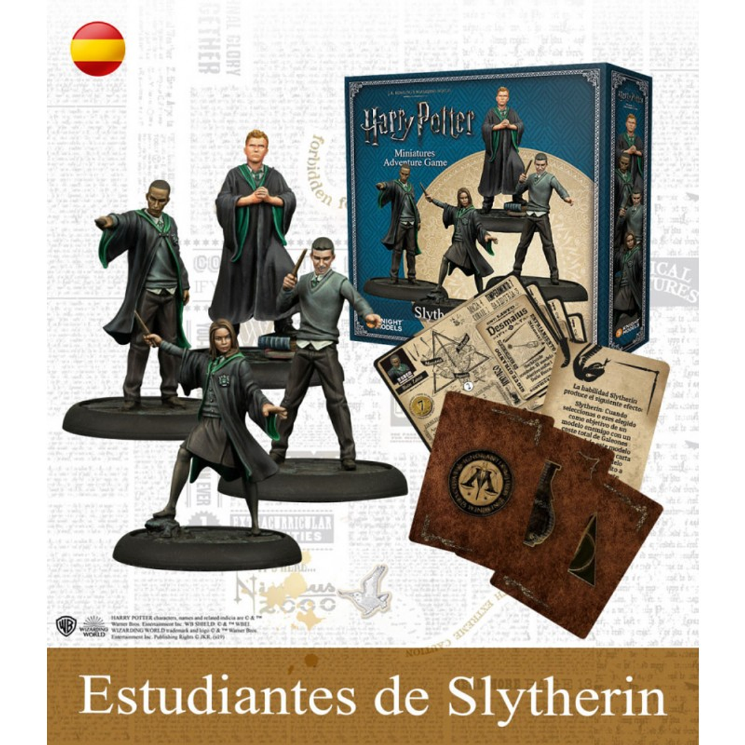 Preventa - Harry Potter Miniatures Adventure Game - Estudiantes De Slytherin - Español 1