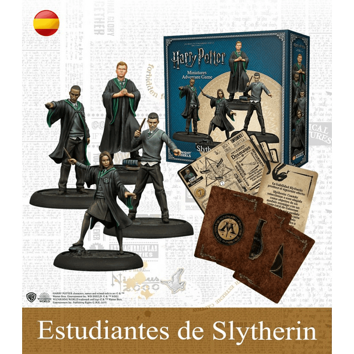 Preventa - Harry Potter Miniatures Adventure Game - Estudiantes De Slytherin - Español 1