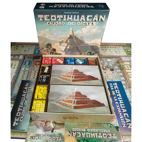 Preventa - INSERTO COMPATIBLE CON TEOTIHUACAN (BASE + 3 EXPANSIONES) (DESARMADO)