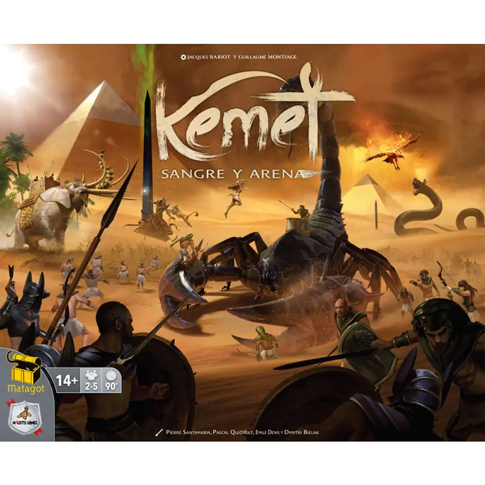 Preventa - Kemet: Sangre y Arena - Español 1