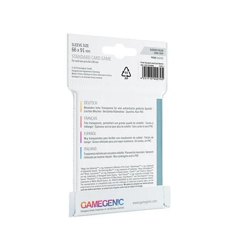 Game Genic - Protectores Prime - Standard (66x91 mm)