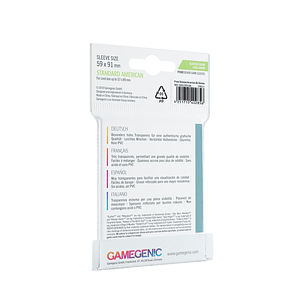 Game Genic - Protectores Prime - Standard American (59 x 91 mm)