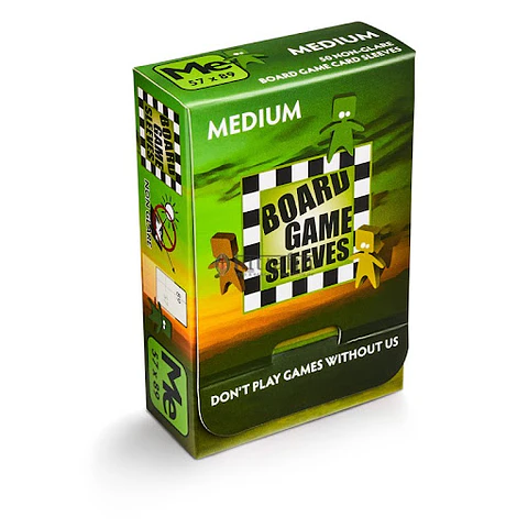Board Game Sleeves NonGlare - Protectores Medium 57x89 mm