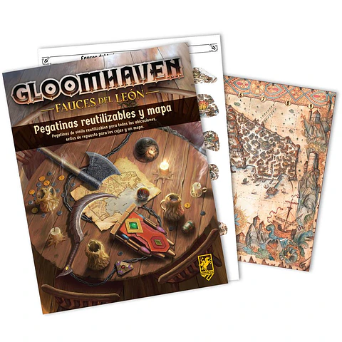 Gloomhaven Fauces del León Removable Stickers - Español