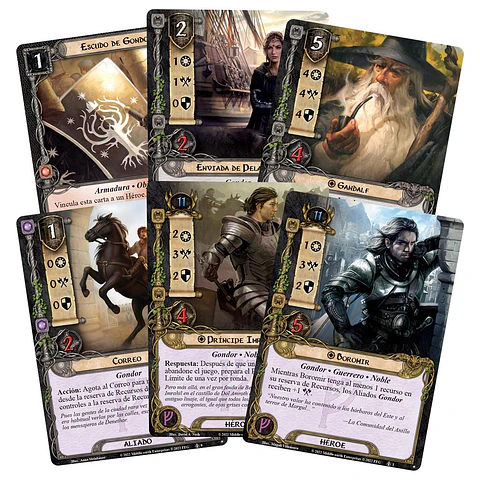 El Señor de los Anillos LCG: Defensores de Gondor Mazo de inicio - Español