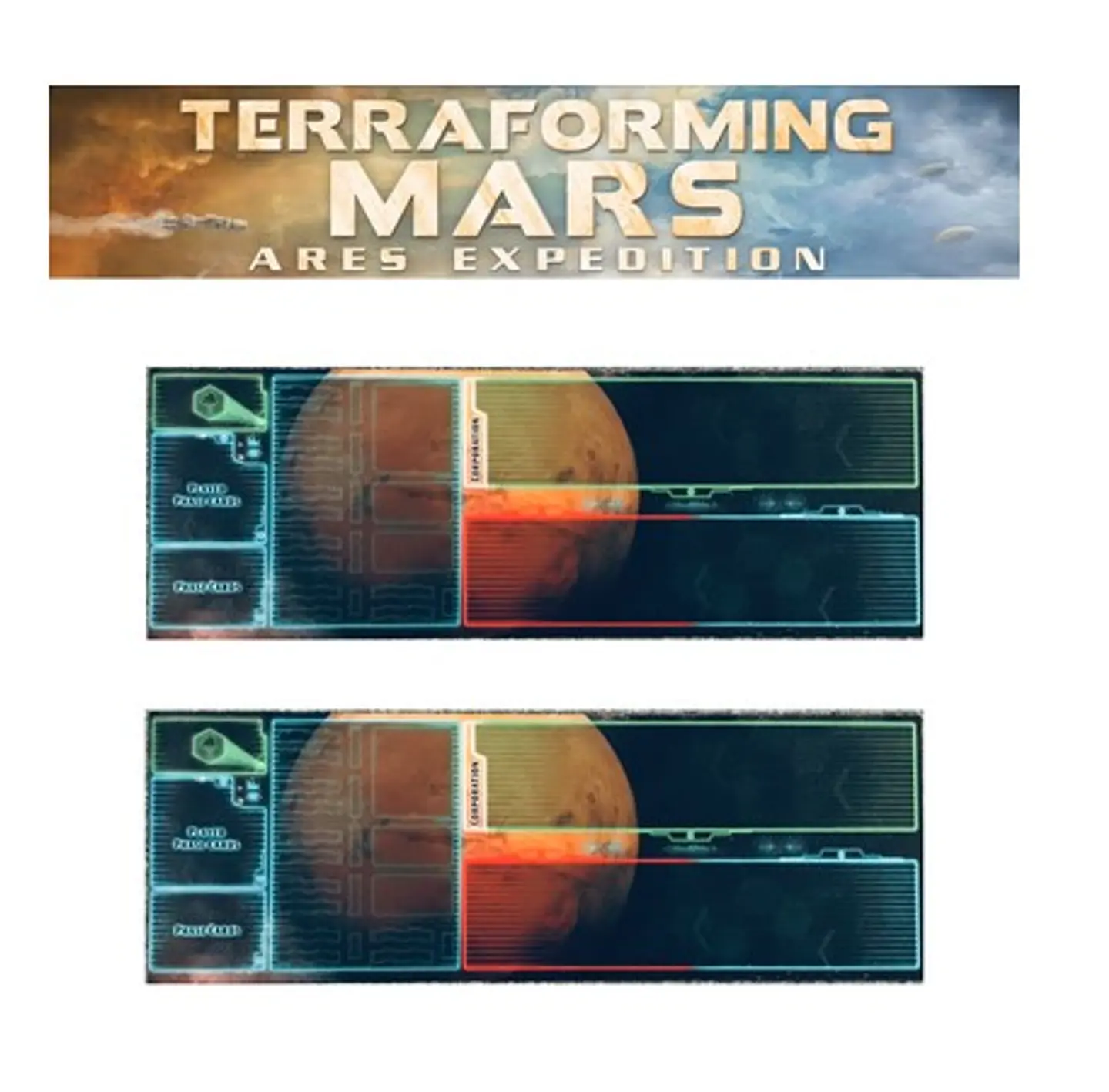 Preventa - 2x Tapete de Neopreno - Expedición Ares - Terraforming Mars - Español 1