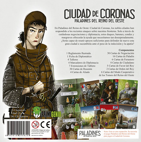 Paladines del Reino del Oeste: Ciudad de Coronas - Español
