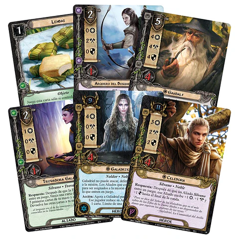 El Señor de los Anillos LCG: Elfos de Lórien Mazo de inicio - Español