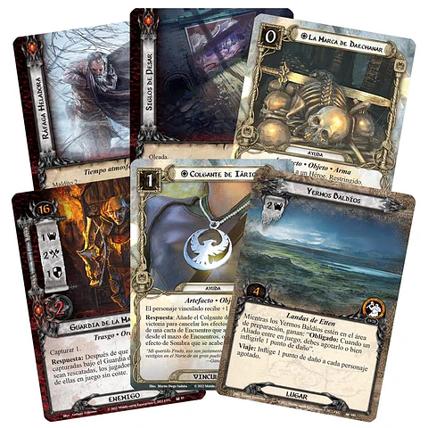 El Señor de los Anillos LCG Angmar despertado Expansión de Campaña - Español