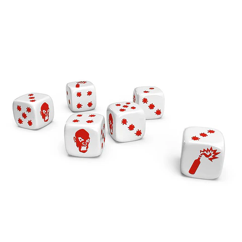 Zombicide Segunda Edición Special Black & White Dice - Español