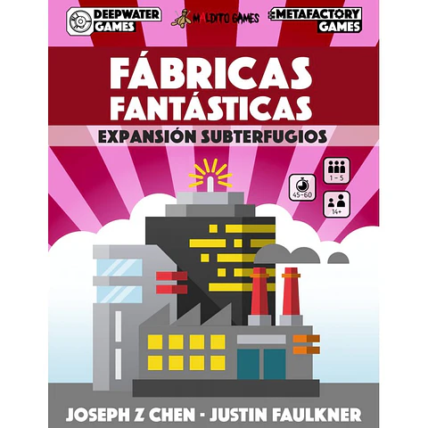 FÁBRICAS FANTÁSTICAS - Expansión SUBTERFUGIOS - Español