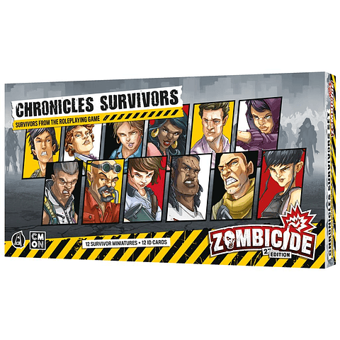 Preventa - Zombicide Segunda Edición Chronicles Survivor Set - Español
