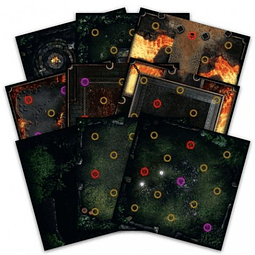 Prewventa - Dark Souls: The Board Game - Darkroot Basin and Iron Keep Tile Set