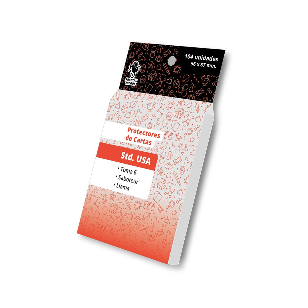 Protectores Fractal - Standard USA 56x87mm 104 unidades 1
