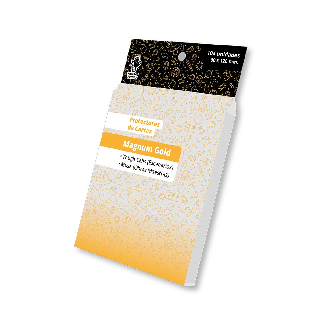 Protectores Fractal - Magnum Gold 80x120mm 104 unidades 1