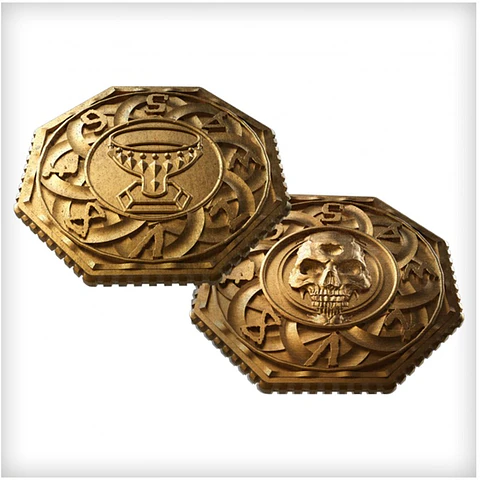 Tainted Grail - Metal Dials/Coins
