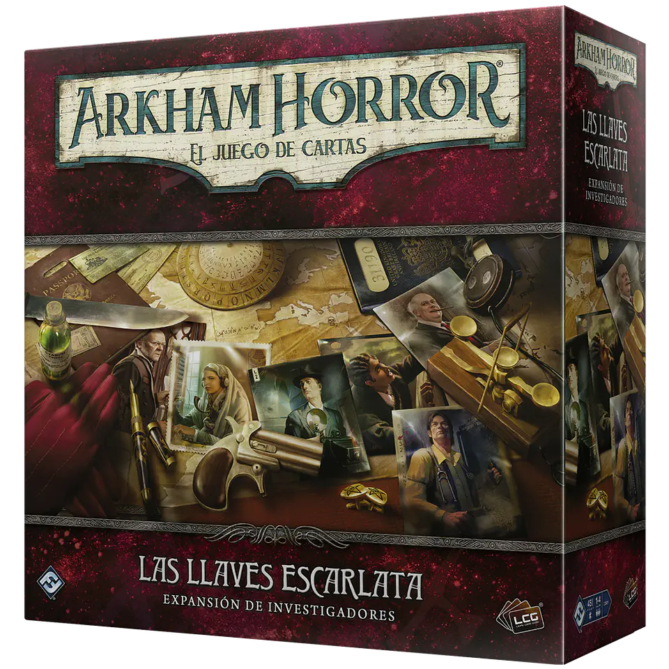Arkham Horror LCG Las Llaves Escarlata exp. investigadores - Español 1