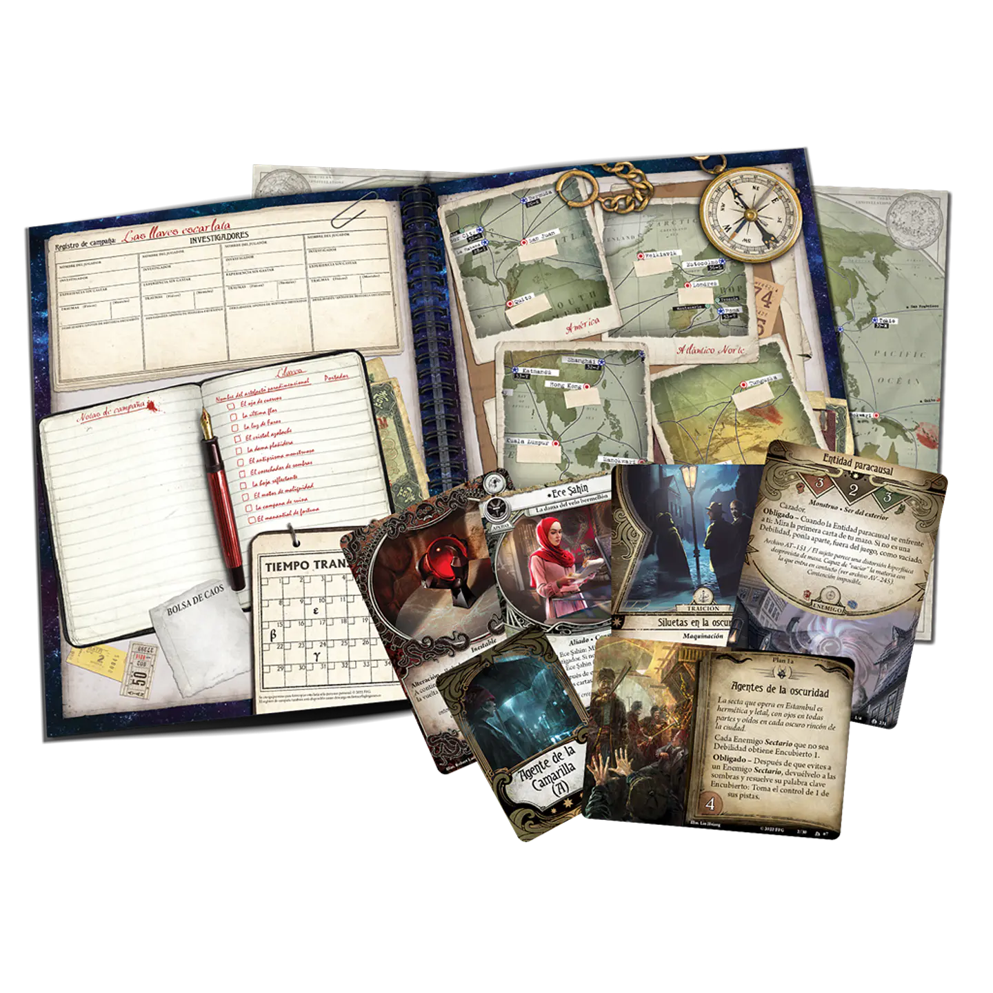 Arkham Horror LCG Las Llaves Escarlata exp. de Campaña - Español 2