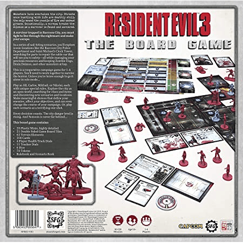 Preventa: Resident Evil 3: The Board Game - Ingles