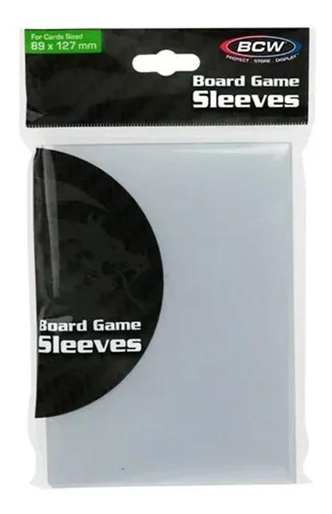 Board Game Sleeves (BCW) 50un - Protectores Oversized 89x127mm Dixit