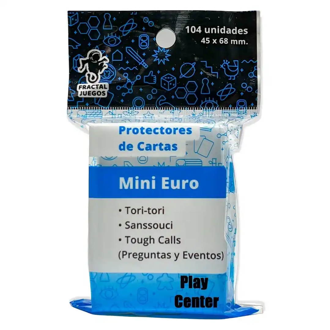 Protector de Cartas Fractal 45 x 68 - Mini Euro 1