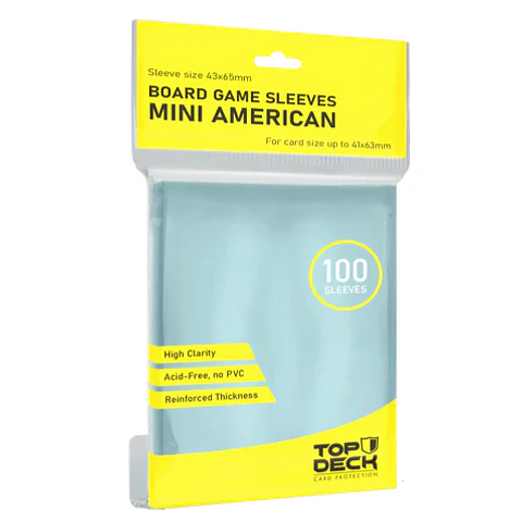 Top Deck - Protector Transparente 41x63mm - Mini American