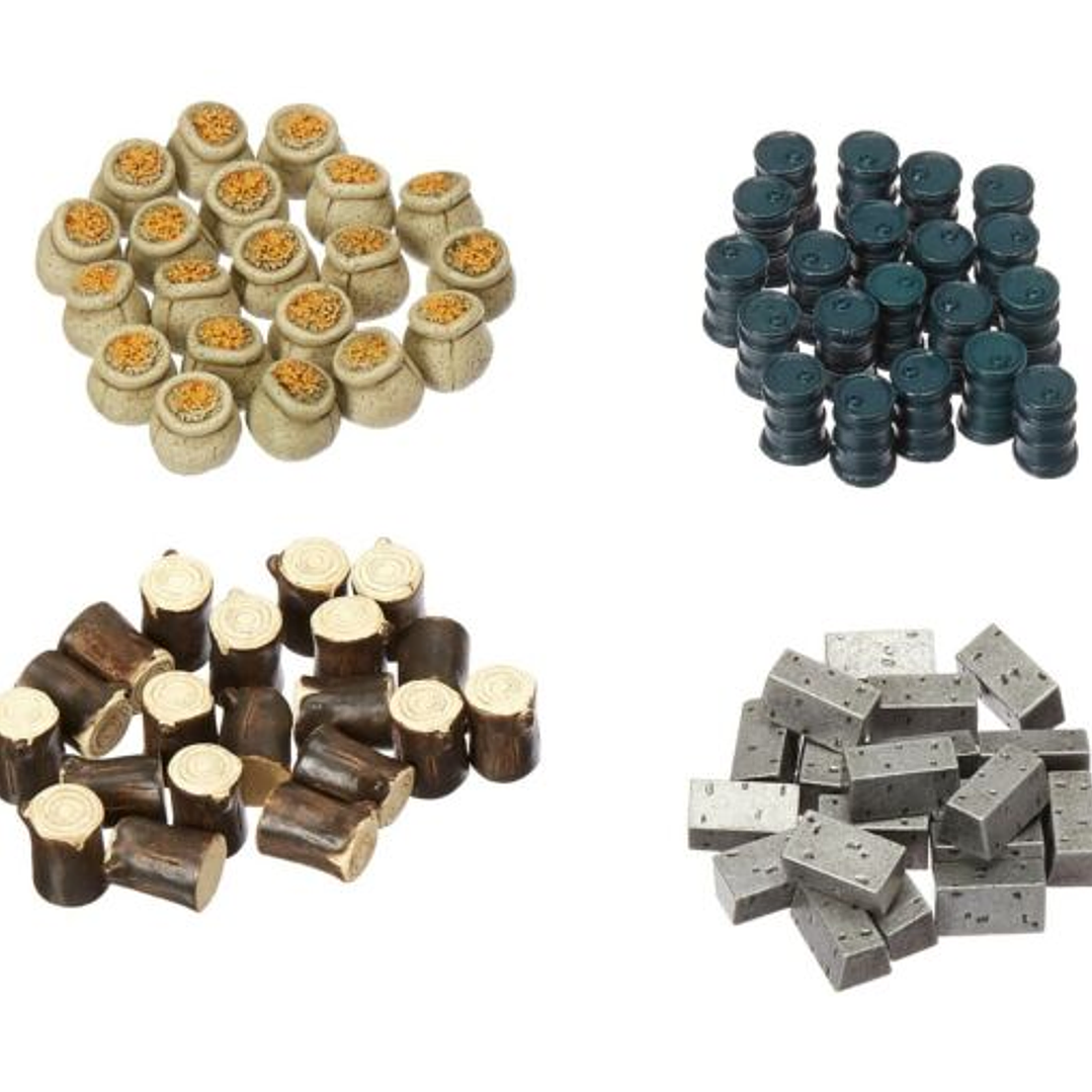 Scythe: Fichas de Recursos Realistas 2