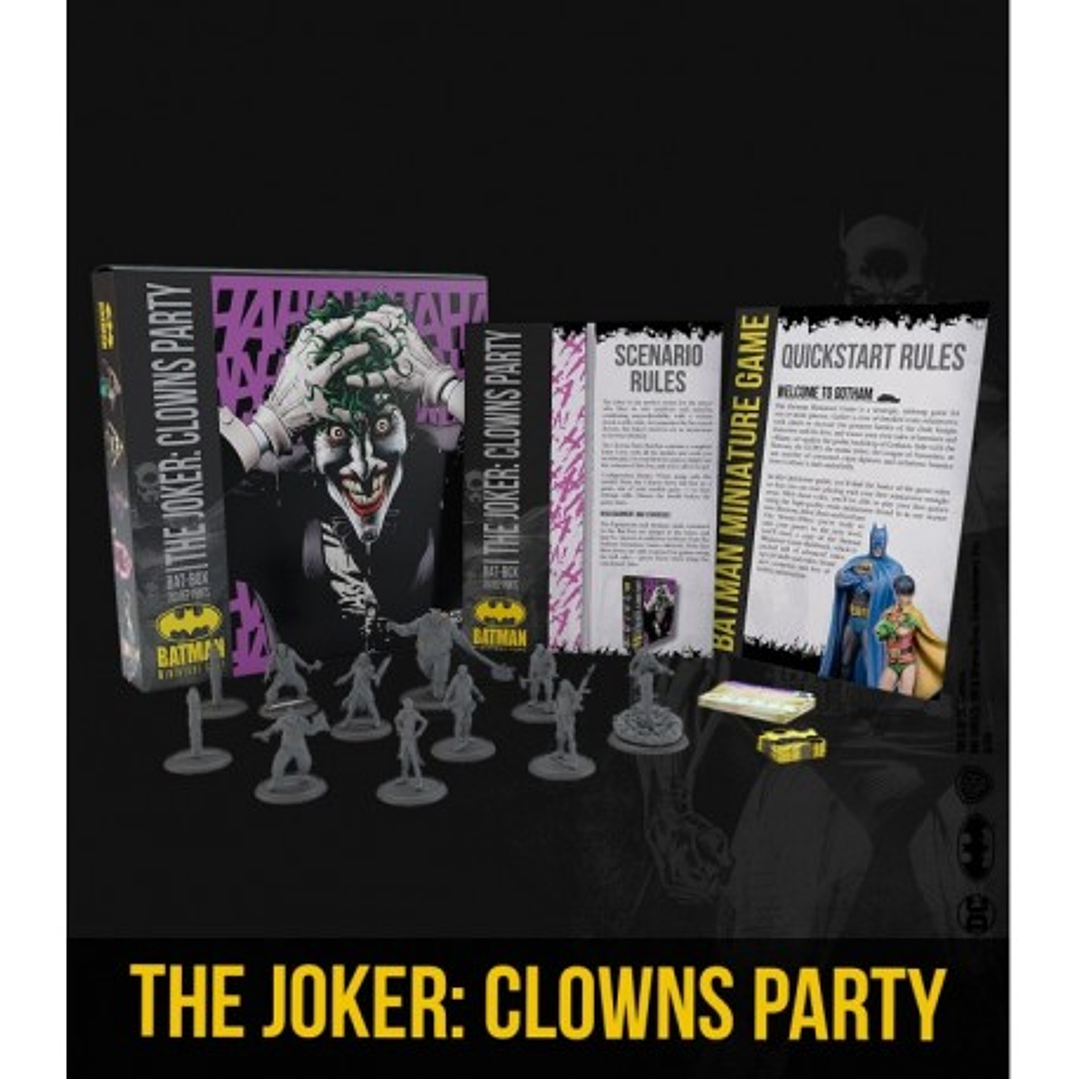 Preventa - BATMAN MINIATURE GAMES - THE JOKER: CLOWNS PARTY 1