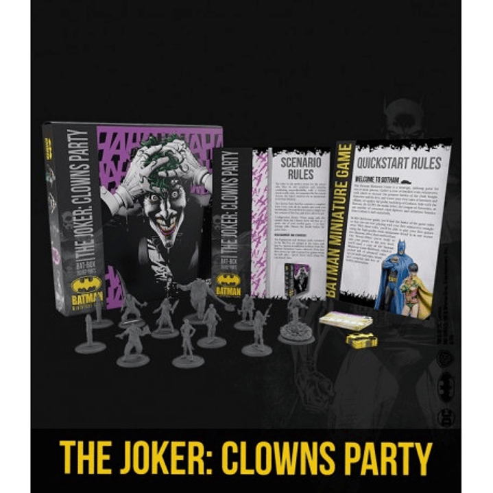 Preventa - BATMAN MINIATURE GAMES - THE JOKER: CLOWNS PARTY 1