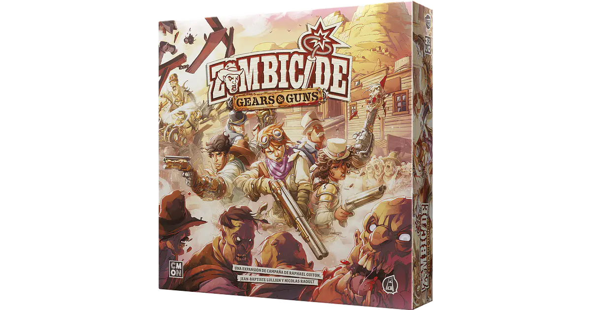Galápagos, Zombicide: Undead Or Alive - Gears & Guns (Expansão), Jogo DeTabuleiroCooperativo, 1