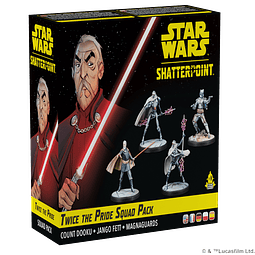 Star Wars Shatterpoint Twice the Pride - Count Dooku Squad Pack - Español