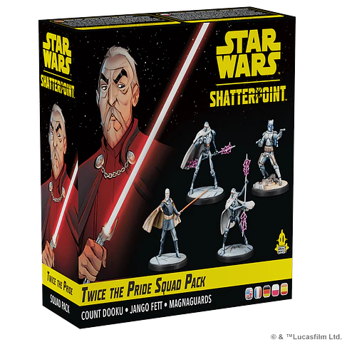 Star Wars Shatterpoint Twice the Pride - Count Dooku Squad Pack - Español