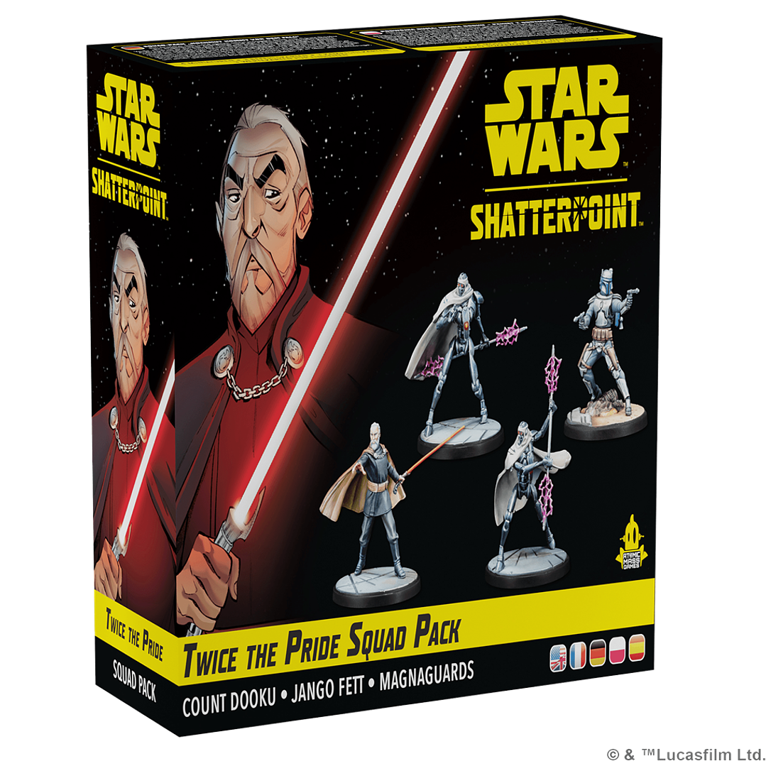 Star Wars Shatterpoint Twice the Pride - Count Dooku Squad Pack - Español 1