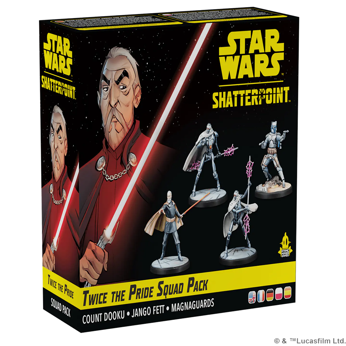 Star Wars Shatterpoint Twice the Pride - Count Dooku Squad Pack - Español 1
