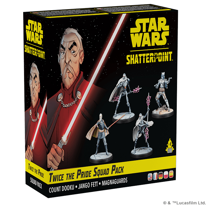 Star Wars Shatterpoint Twice the Pride - Count Dooku Squad Pack - Español 1