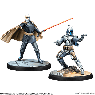 Star Wars Shatterpoint Twice the Pride - Count Dooku Squad Pack - Español