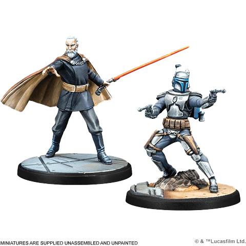 Star Wars Shatterpoint Twice the Pride - Count Dooku Squad Pack - Español