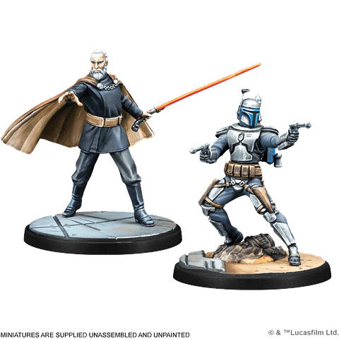 Preventa - Star Wars Shatterpoint Twice the Pride - Count Dooku Squad Pack - Español